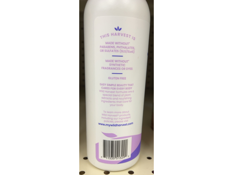 Wild Harvest Body Wash, Lavender, 16 fl oz/473 mL