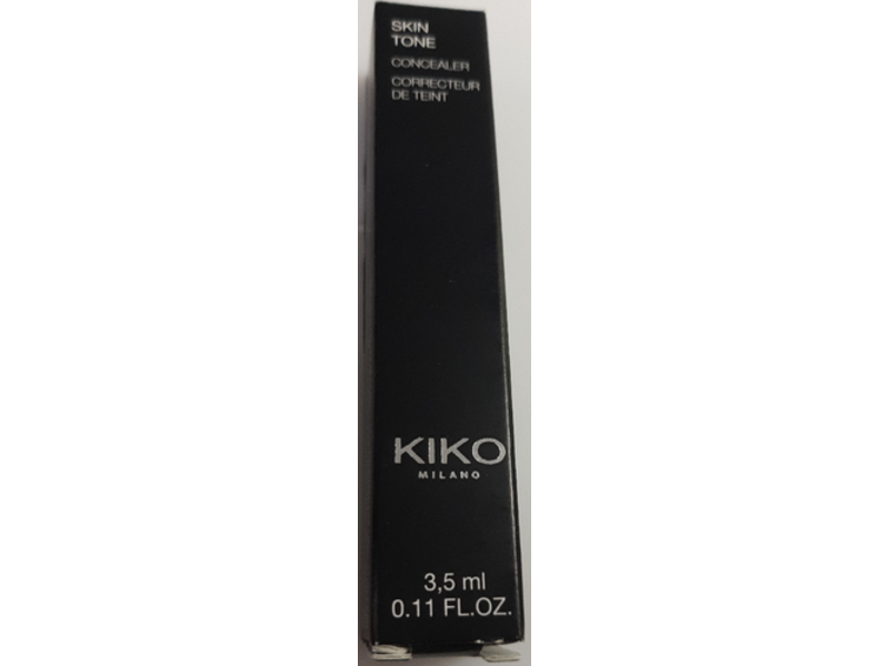Kiko Milano Skin Tone Concealer, 02 Ivory, 0.11 fl oz/3.5 mL