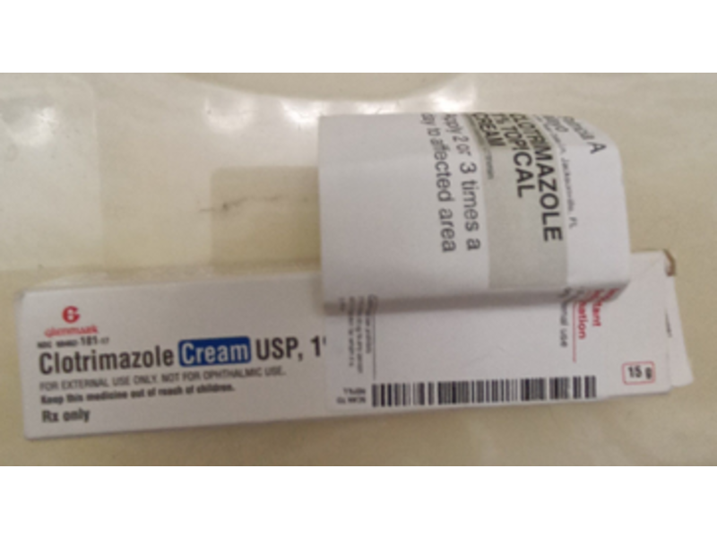 Clotrimazole Cream USP 1%, 30 g, Glenmark (RX)
