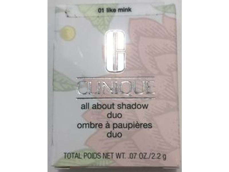 Clinique All About Shadow, 01 Like Mink, 0.07 oz/2.2 g