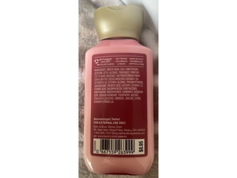 Bath & Body Works Daily Nourishing Body Lotion, Champage Toast, 3 fl oz/88 mL