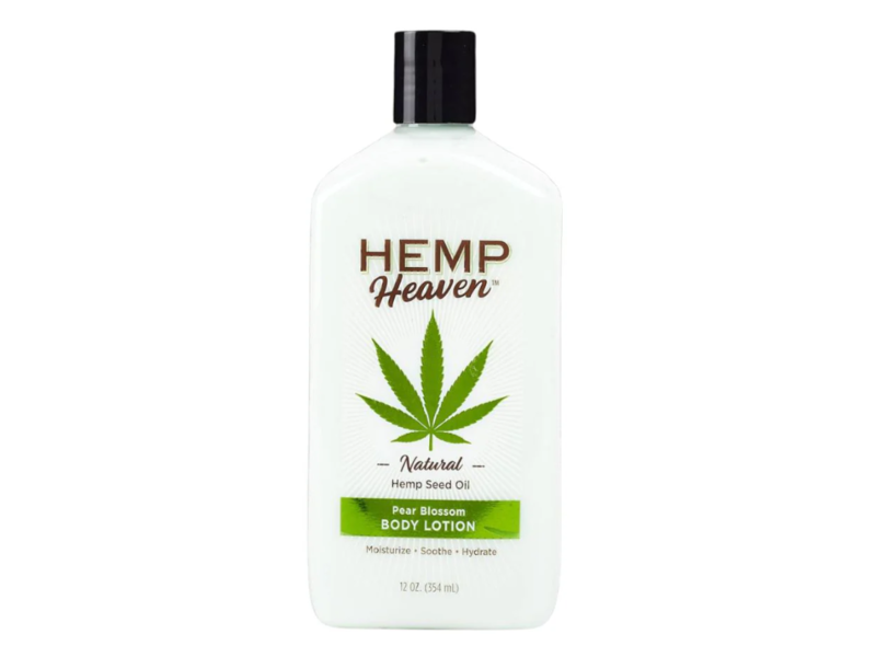 Hemp Heaven Body Lotion, Pear Blossom, Hemp Seed Oil, 12 fl oz/354 mL