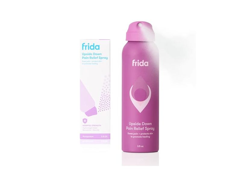 Frida Upside Down Pain Releif Spray, Benzocaine + Aloe Mist, 3.5 oz
