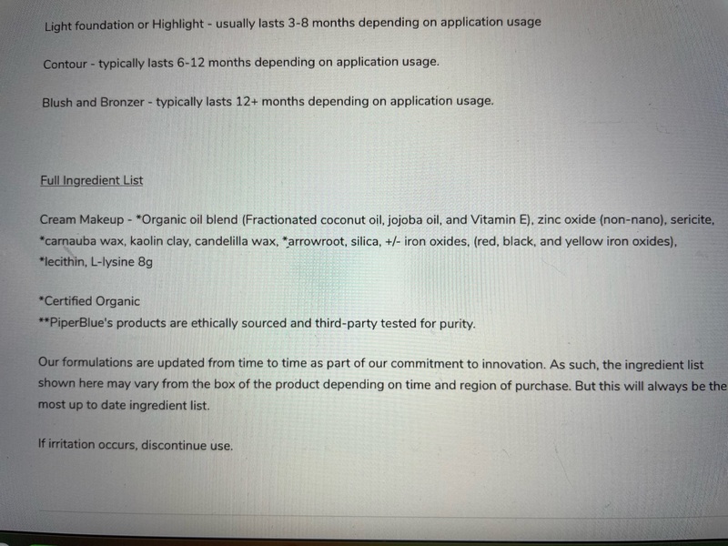 Piper Blue Bronzer, 1-Radiance, 0.18 oz