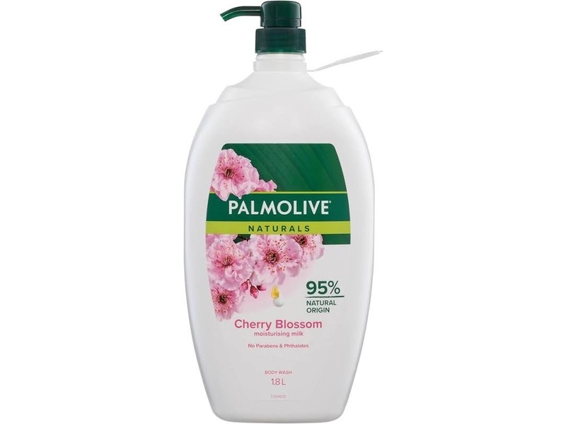 Palmolive Naturals Moisturising Milk Body Wash, Cherry Blossom, 1.8 L
