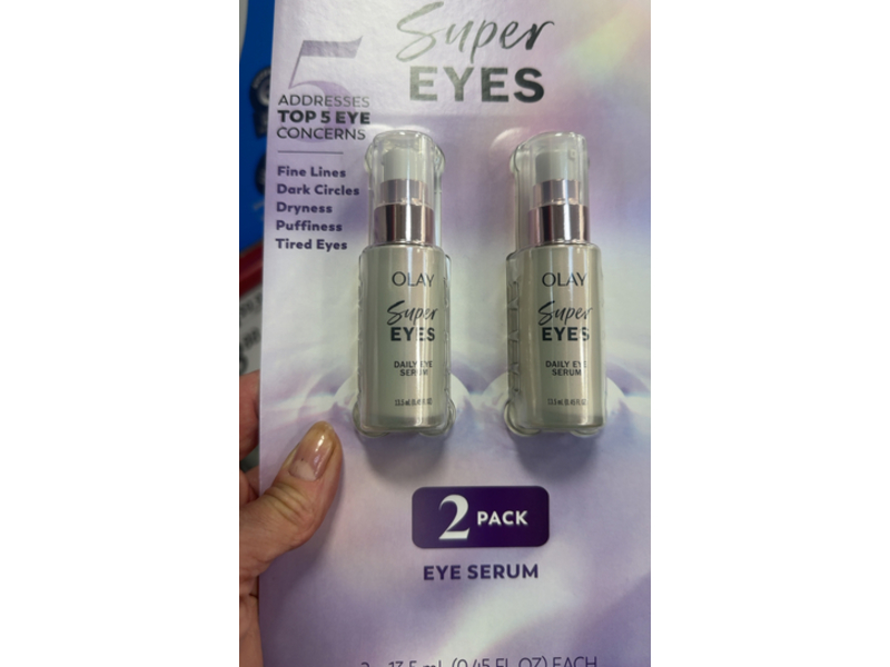 Olay Super Daily Eye Serum, 0.45 oz/13.5 mL, Pack of 2