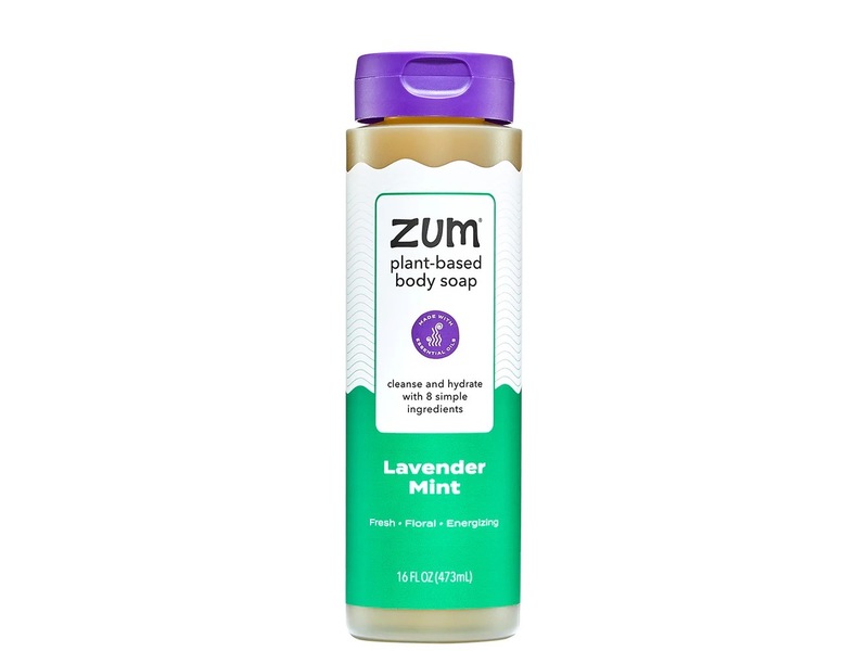 Zum Plant-Based Body Wash, Lavender Mint, 16 fl oz/473 mL