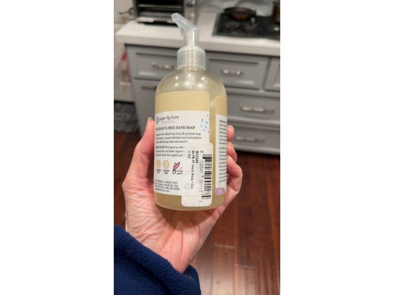 Ginger Lily Farms Botanicals Hand Soap, Fragrance-Free, 12 fl oz/355 mL