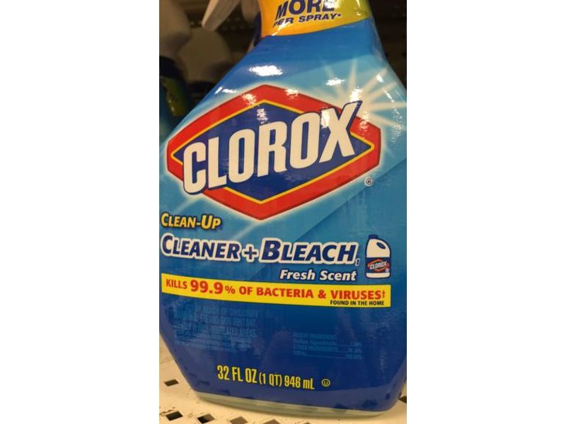 Clorox Clean-Up Cleaner + Bleach, Fresh Scent, 32 fl oz/946 mL