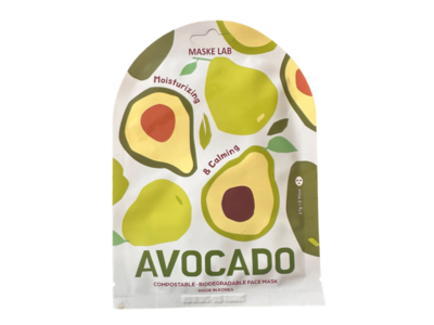 Maske Lab Moisturizing & Calming Face Mask, Avocado, 0.95 oz/27 g
