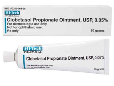 Clobetasol Propionate Ointment 0.05%, 60 g, Hi-Tech (Rx)