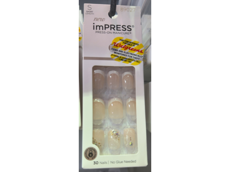 Impress Press-On Manicure Fake Nails, 30 Count