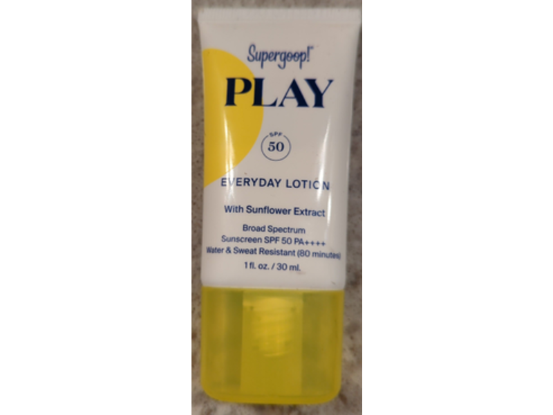 Supergoop! Play Every Day Sunscreeen Lotion, SPF 50 PA++++, 1 fl oz/30 mL