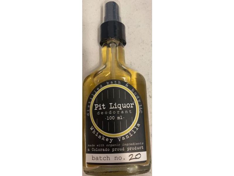 Pit Liquor Deodorant, Whiskey Vanilla, 100 mL