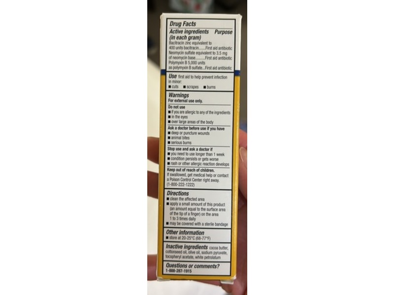 Equate First Aid Antibiotic Triple Ointment, 1 oz/28 g