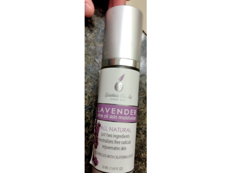 Sciabica Family Olive Oil Skin Moisture, Lavender, 1.69 fl oz/50 mL