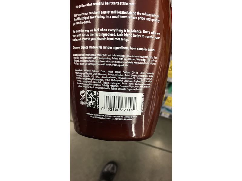 Aveeno Almond Oil Blend Shampoo, Deep Hydration, 12 fl oz / 354 mL