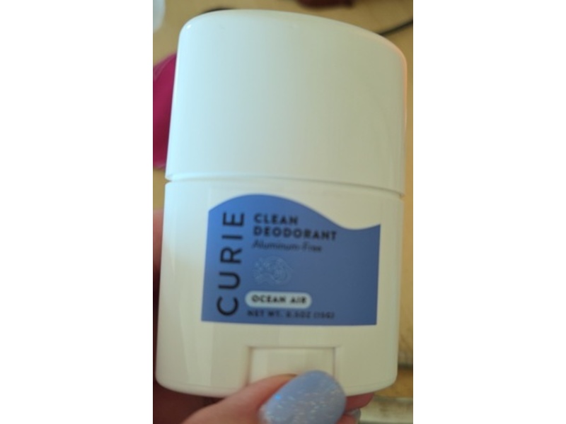 Curie Clean Deodorant, Ocean Air, 0.5 oz