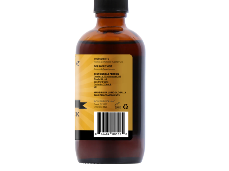 Sunny Isle Jamaican Black Castor Oil, 4 fl oz
