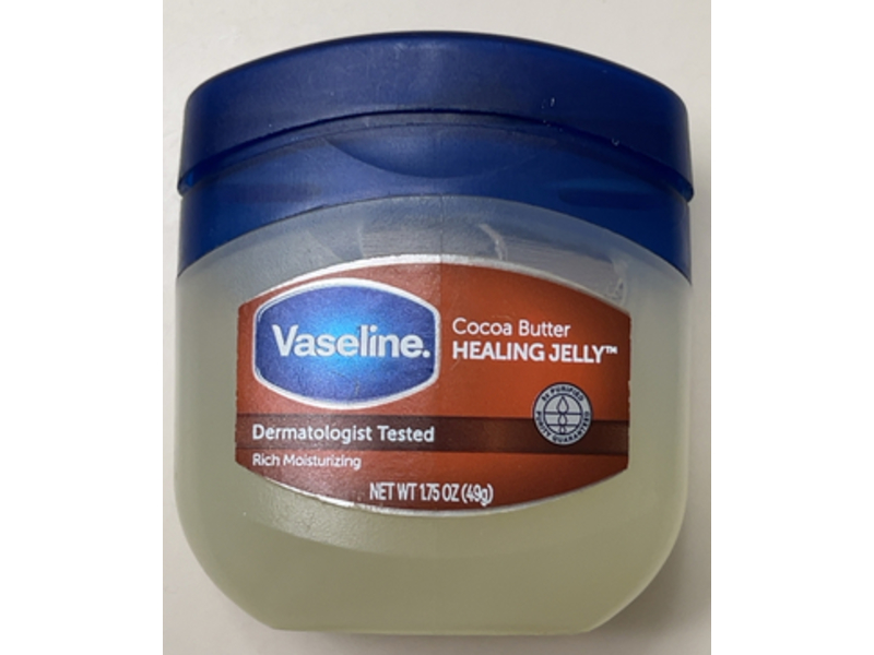 Vaseline Healing Jelly Moisturizer, Cocoa Butter, 1.75 oz/49 g