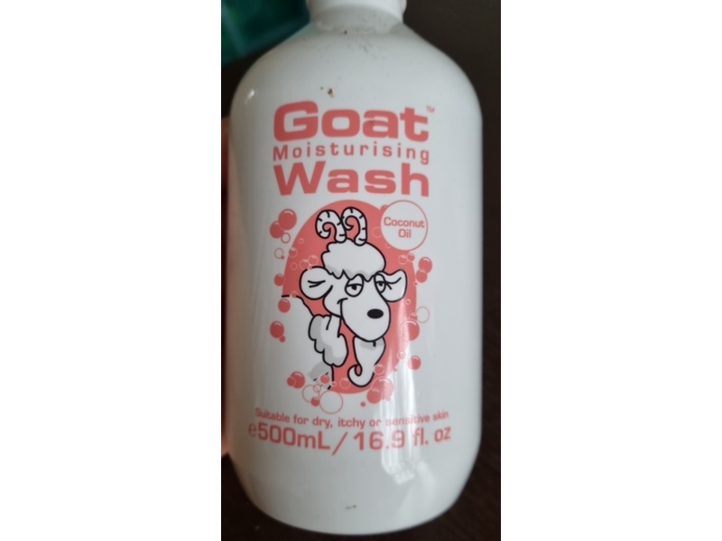 Goat Moisturising Body Wash, Coconut Oil, 16.9 fl oz/500 mL