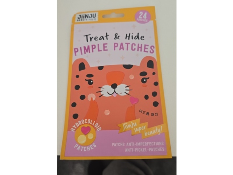 Jiinju Beauty Treat And Hide Pimple Patches, Pack Of 24