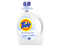 Tide Free & Gentle Liquid Detergent, Unscented, 80 Loads, 105 fl oz/3.1 L. - thumbnail 1