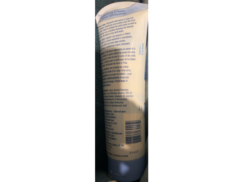 Tena 3 In 1 Cleansing Cream, 8.5 fl oz/250 mL