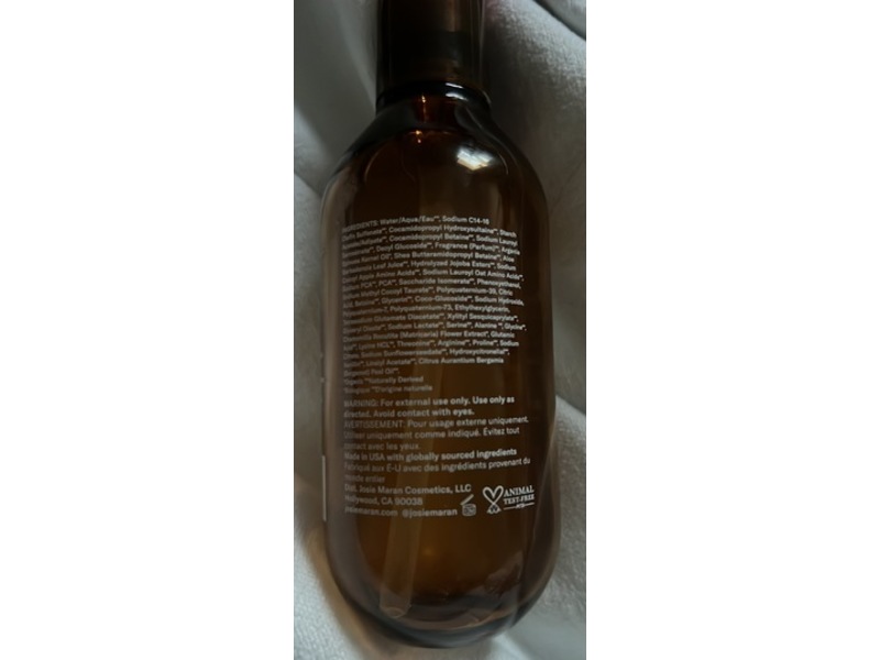 Josie Maran Hydrating Body Wash, Argan, Golden Hour, 8.45 fl oz/250 mL