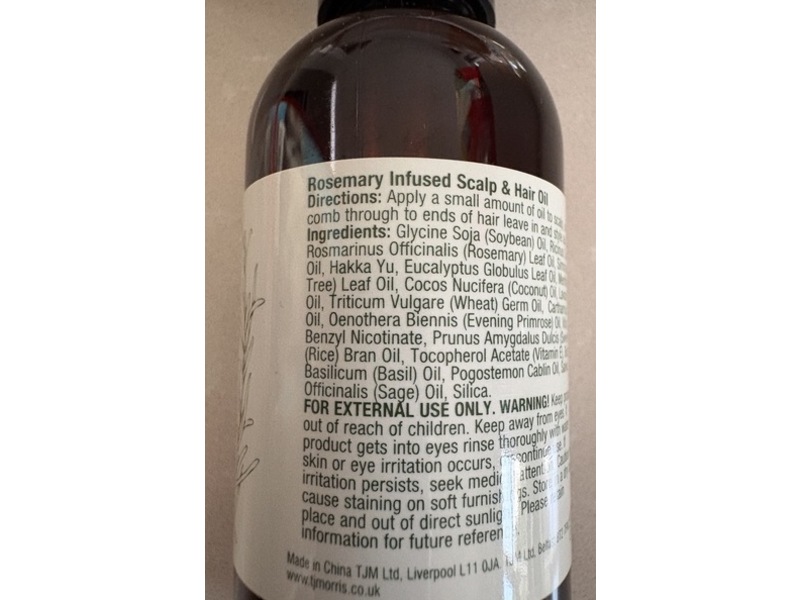 Olail Scalp & Hair Oil, Rosemary Infused, 100 mL