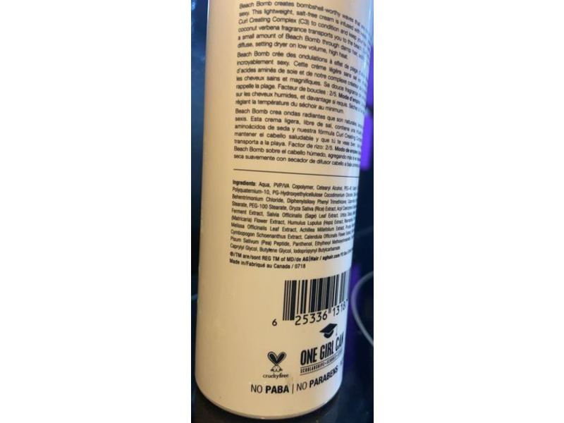 Ag Hair Care Beach Bomb Tousled Texture, Curl, 5.4 fl oz/158 mL