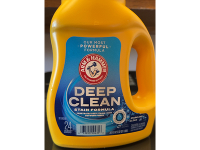 Arm & Hammer Deep Clean Stain Formula Detergent, 24 Loads, 36 fl oz/1.06 L