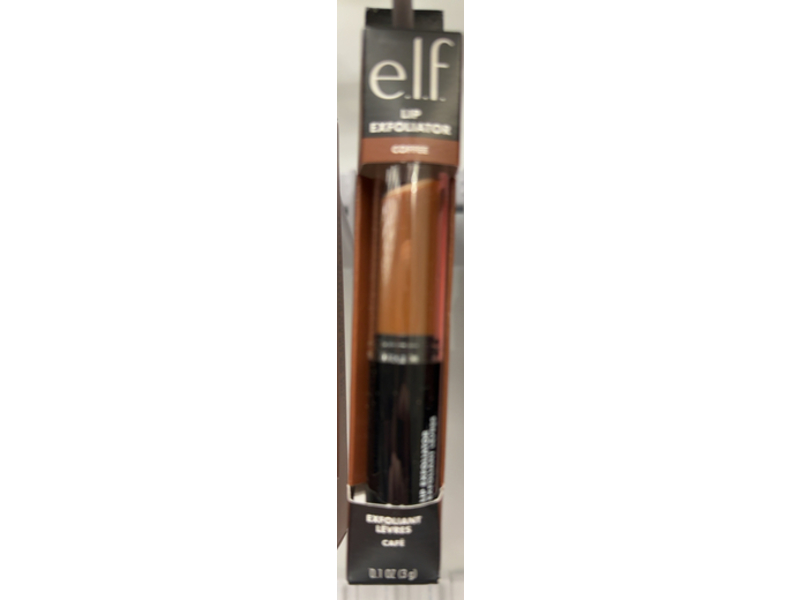 e.l.f. Lip Exfoliator, Coffee, 0.1 oz/03 g