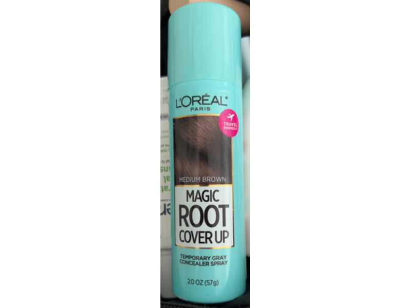 Loreal Paris Magic Root Cover Up Spray, Medium Brown, 2 oz/57 g