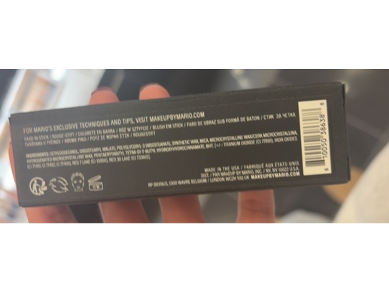 Makeup By Mario Soft Pop Cream Blush Stick, Watermelon, 0.37 oz/10.5 g