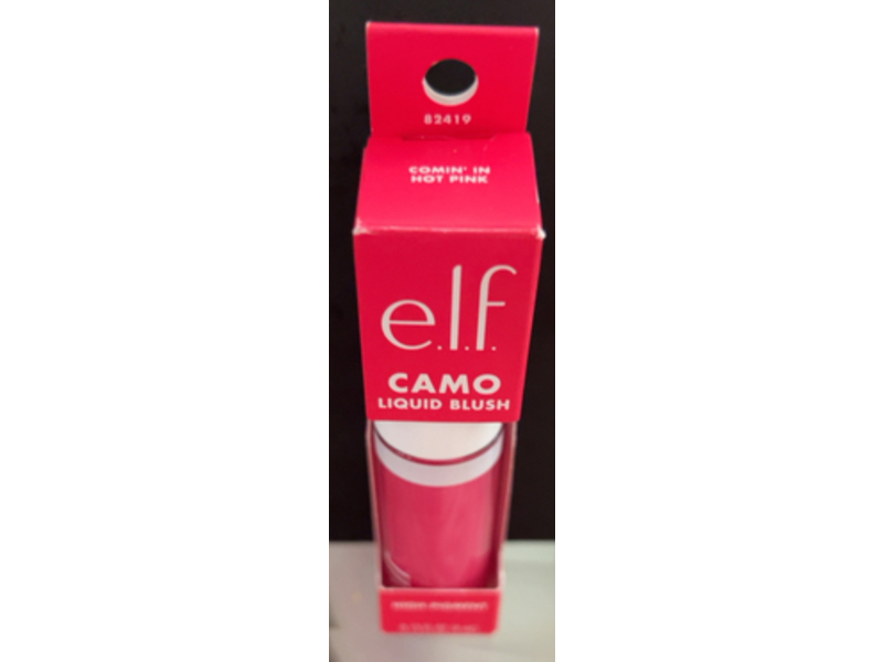 E.l.f. Camo Liquid Blush, Comin’ In Hot Pink, 0.13 fl oz/4 mL
