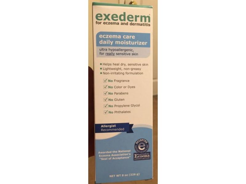 Exederm Eczema Care Daily Moisturizer, 8 oz/226 g