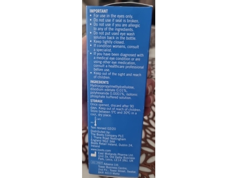 Boots Multi-Action Eye Wash, 100 mL
