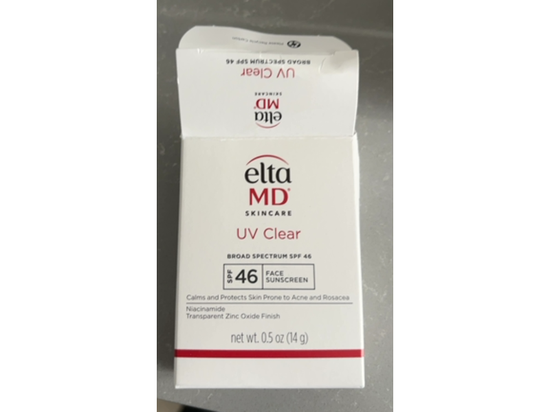 EltaMD UV Clear Face Sunscreen, SPF 46, 0.5 oz/14 g