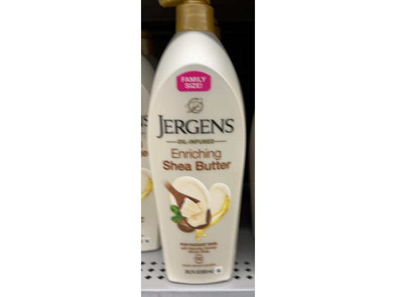 Jergens Enriching Shea Butter Moisturizer, 28.2 fl oz​/833 mL