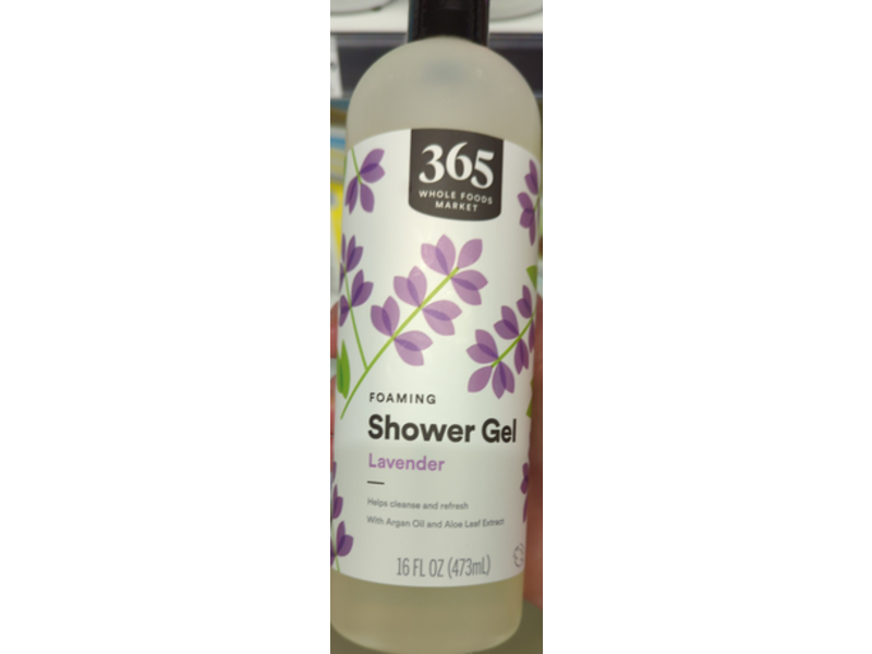 365 Whole Foods Market Foaming Shower Gel, Lavender, 16 fl oz/473 mL