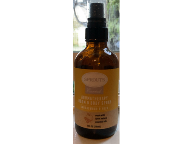 Sprouts Aromatherapy And Body Spray, Sandalwood And Yuzu, 4 fl oz/118 mL
