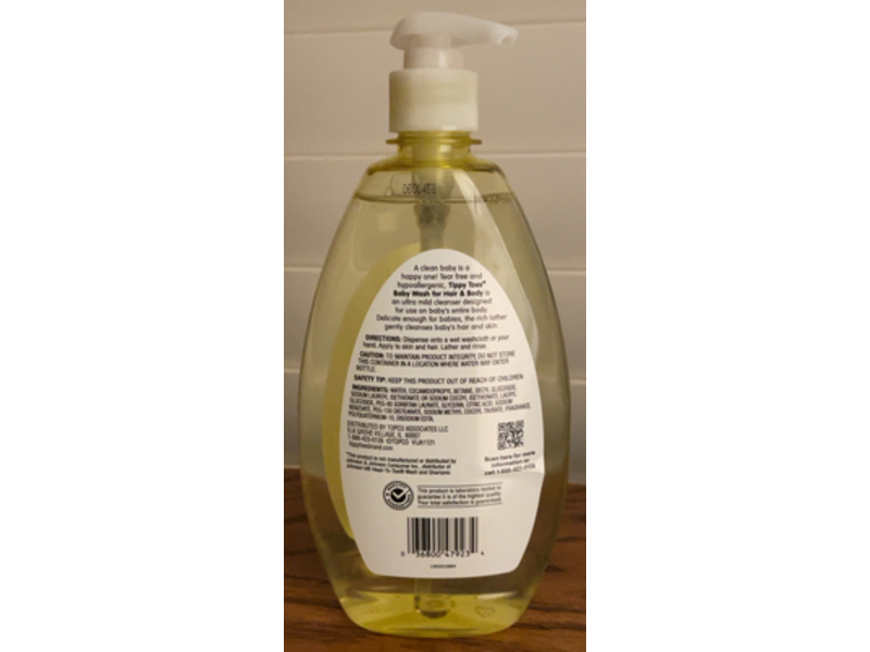 Tippy Toes Baby Wash, 16.9 fl oz/500 mL