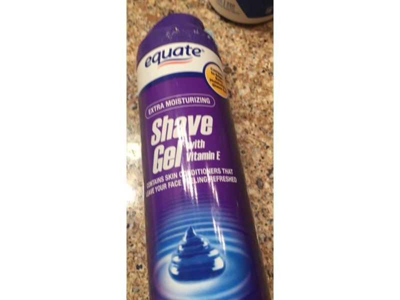 Equate Extra Moisturizing Shave Gel With Vitamin E, 7 oz/198 g