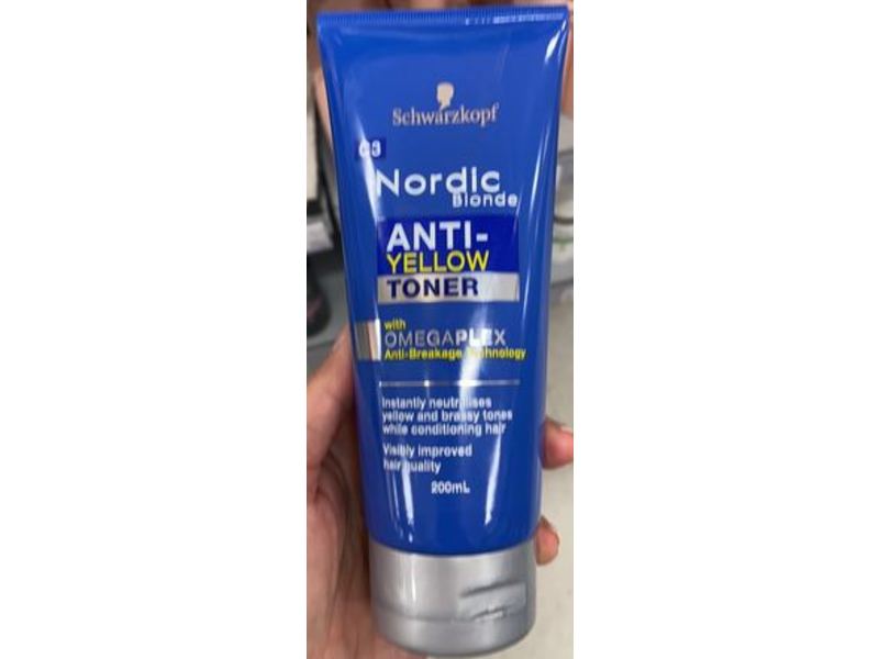 Schwarzkopf Nordic Blonde Anti Yellow Toner, 200 mL