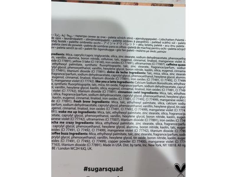 Tarte Sweet Double Shot Eyeshadow Palette