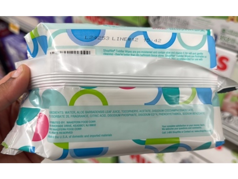 ShopRite Toddler Wipes, 60 Count