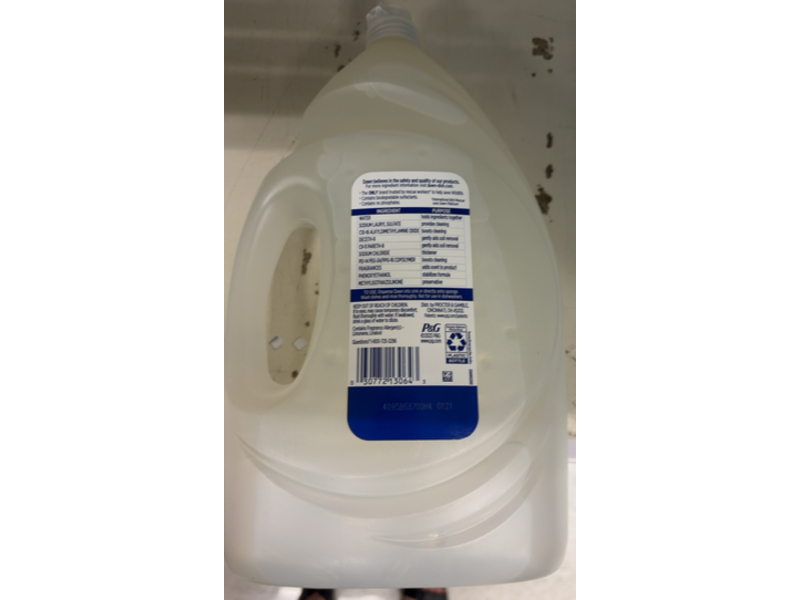 Dawn Free & Clear Dish Soap, Lemon Essence, 54.8 fl oz/1.62 L