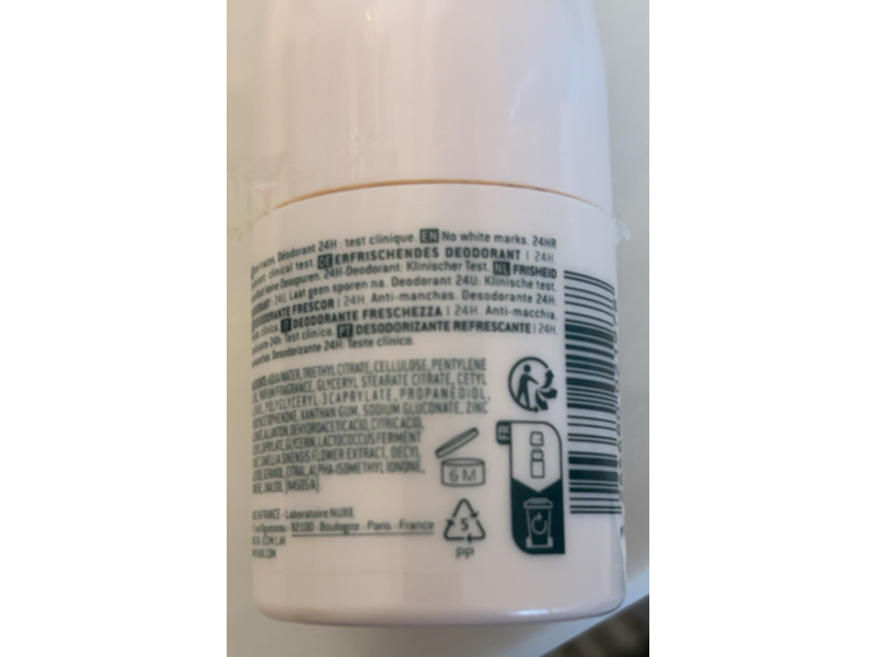 Nuxe Body Fresh-Feel Deodorant, 1.6 fl oz/50 mL