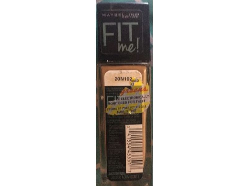 Maybelline New York Fit Me Matte + Poreless Foundation, Toffee 330, 1 fl oz/30 mL